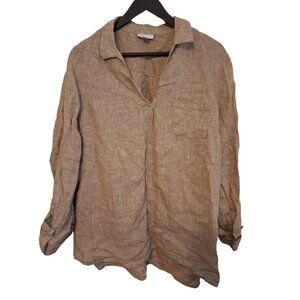 J. Jill Love Linen Tunic Shirt, Size XL